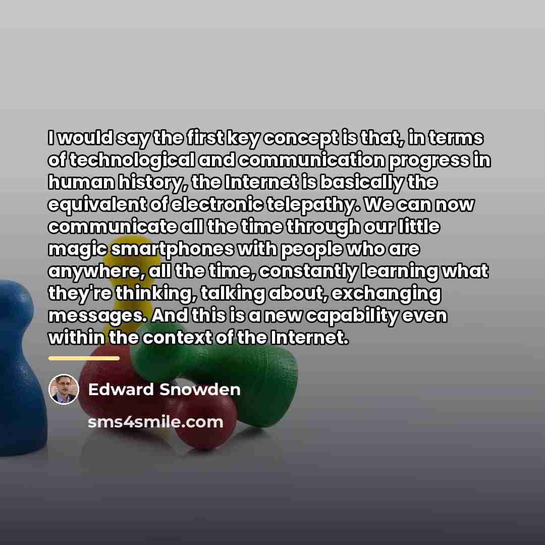 “I would say the first key concept is that, in…” quote by Edward Snowden