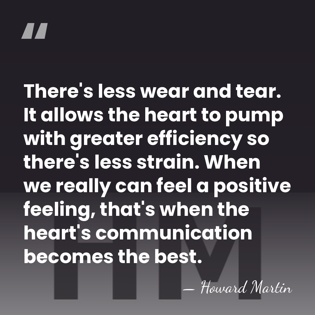 There's less wear and tear. It allows the heart to pump with&hellip; - Howard Martin