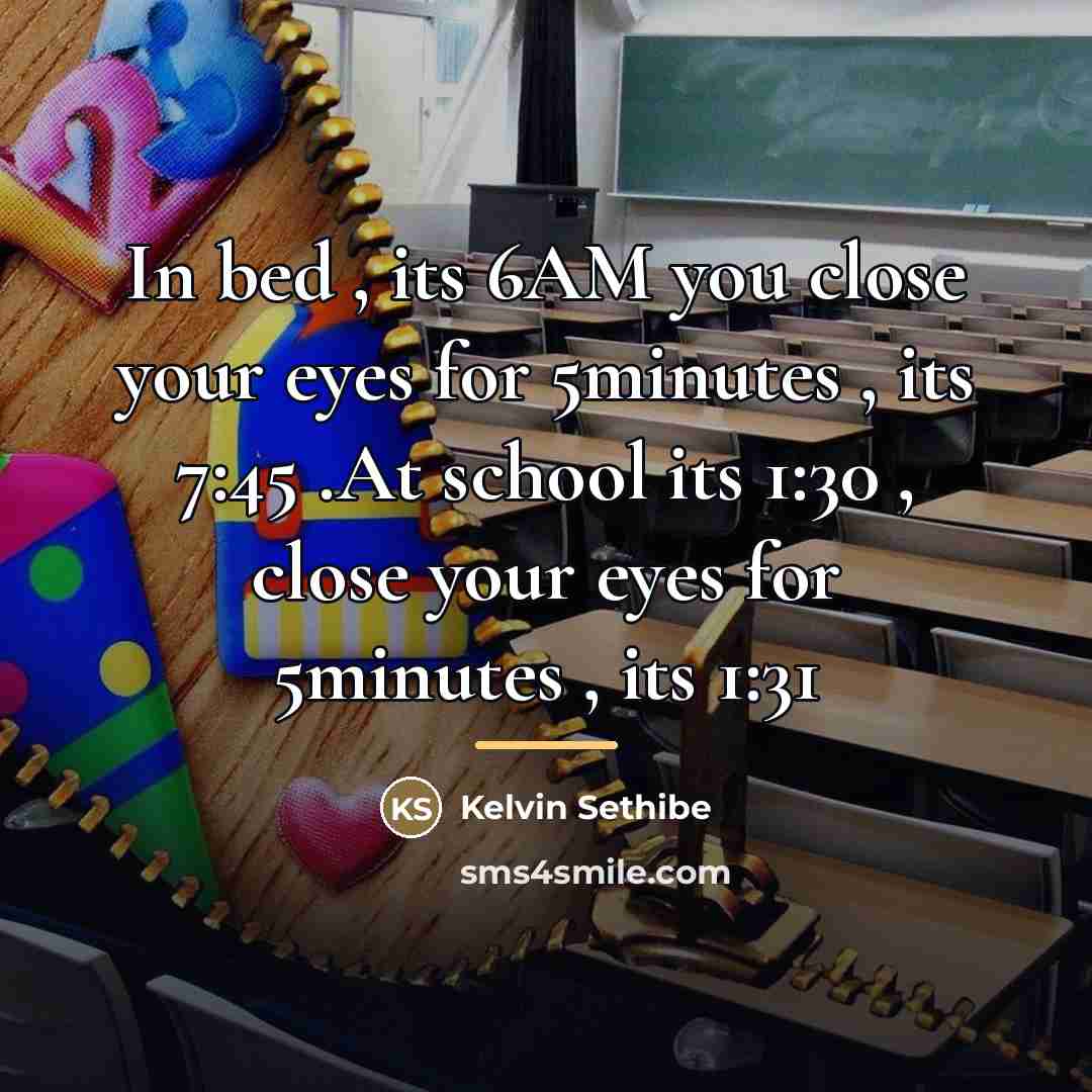 “In bed , its 6AM you close your eyes for…” quote by Kelvin Sethibe