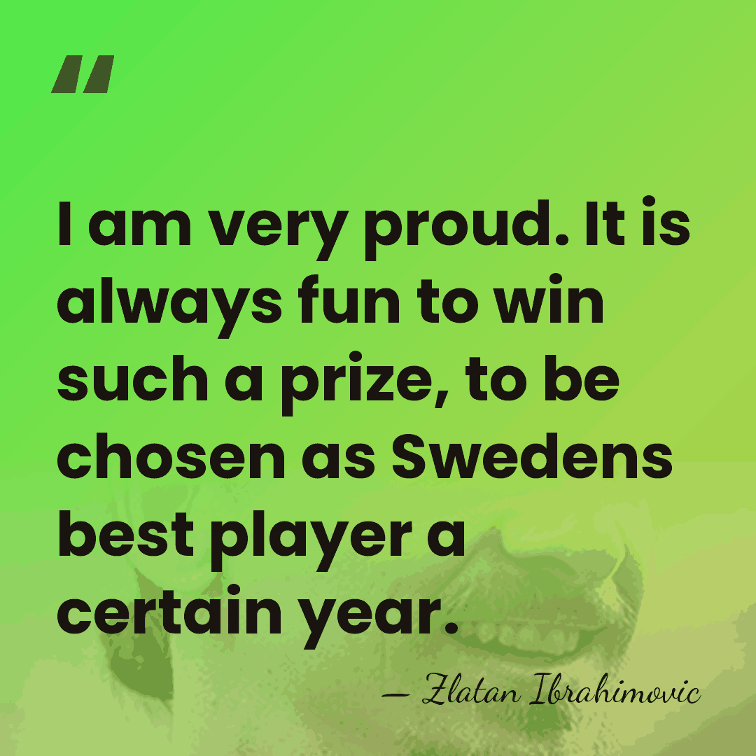 I am very proud. It is always fun to win such a&hellip; - Zlatan Ibrahimovic