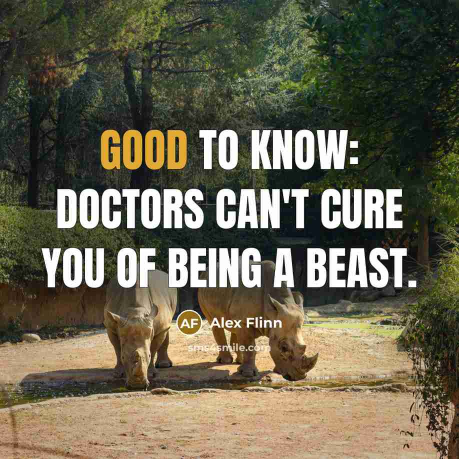 “Good to know: Doctors can't cure you of being a…” quote by Alex Flinn