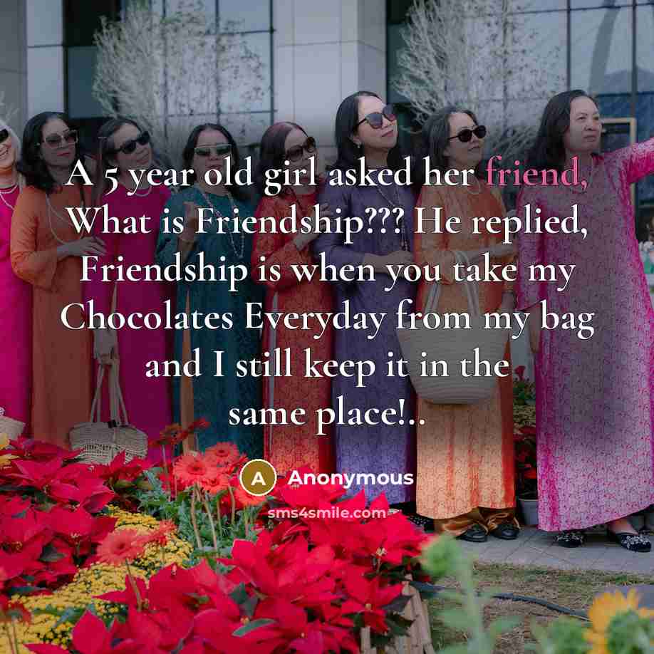 “A 5 year old girl asked her friend, What is…” quote by Anonymous
