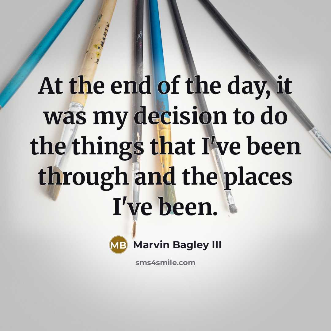 “At the end of the day, it was my decision…” quote by Marvin Bagley III