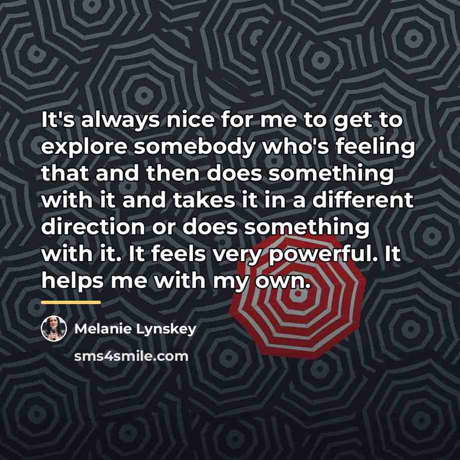 “It's always nice for me to get to explore somebody…” quote by Melanie Lynskey