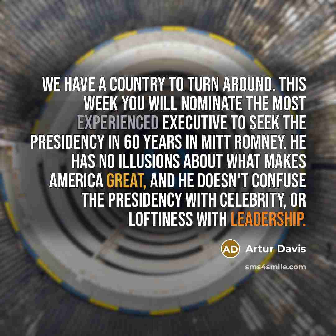“We have a country to turn around. This week you…” quote by Artur Davis