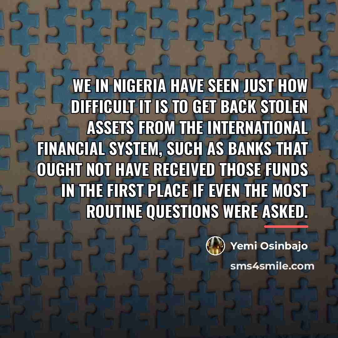 “We in Nigeria have seen just how difficult it is…” quote by Yemi Osinbajo