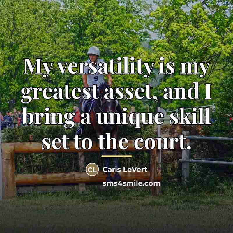 “My versatility is my greatest asset, and I bring a…” quote by Caris LeVert