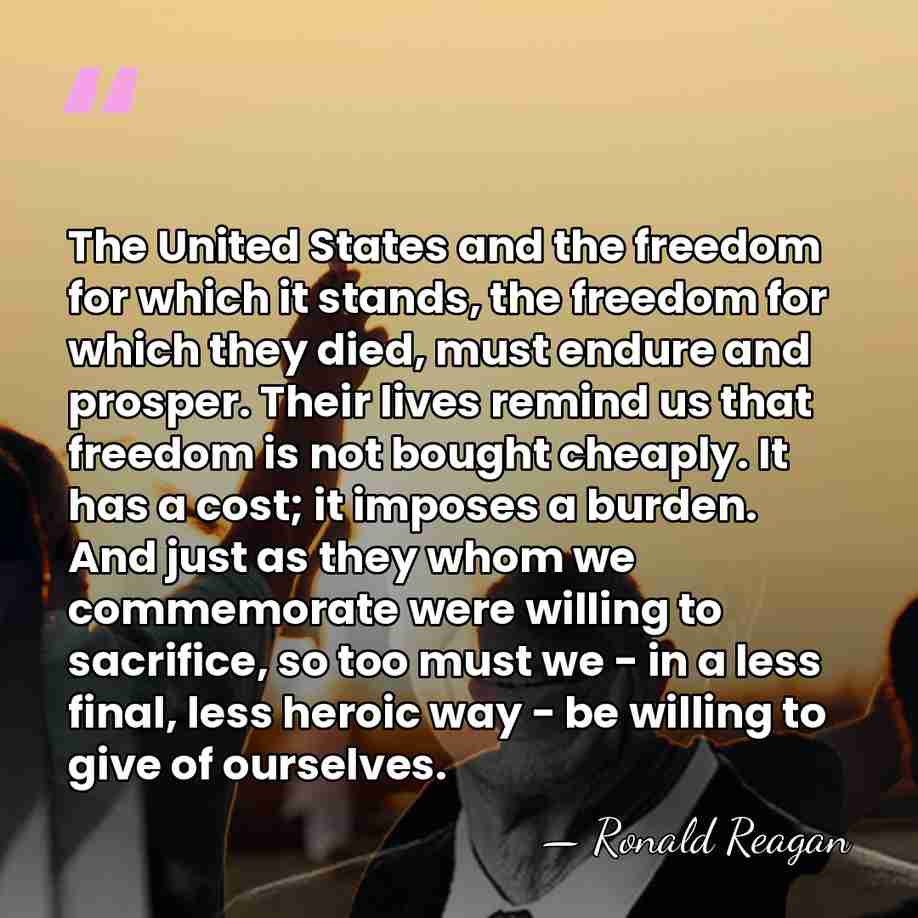 The United States and the freedom for which it stands, the freedom&hellip; - Ronald Reagan