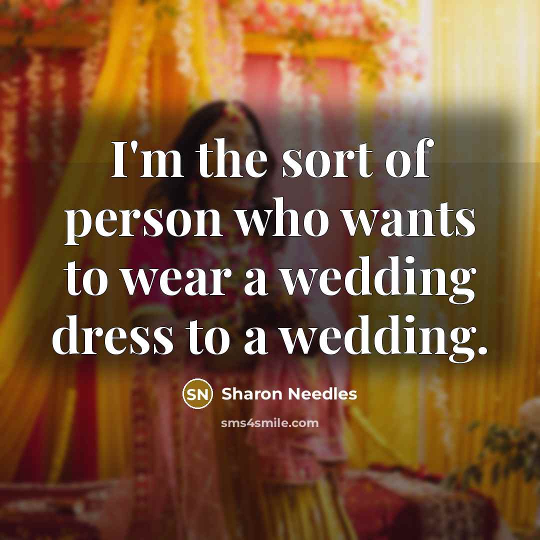 “I'm the sort of person who wants to wear a…” quote by Sharon Needles