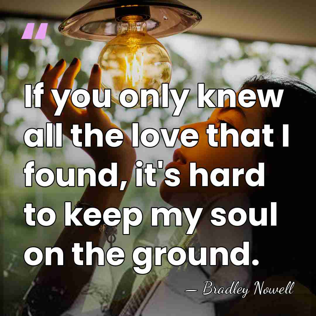 If you only knew all the love that I found, it's hard&hellip; - Bradley Nowell