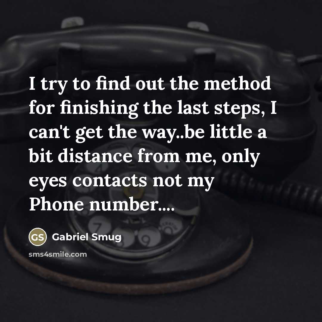 “I try to find out the method for finishing the…” quote by Gabriel Smug