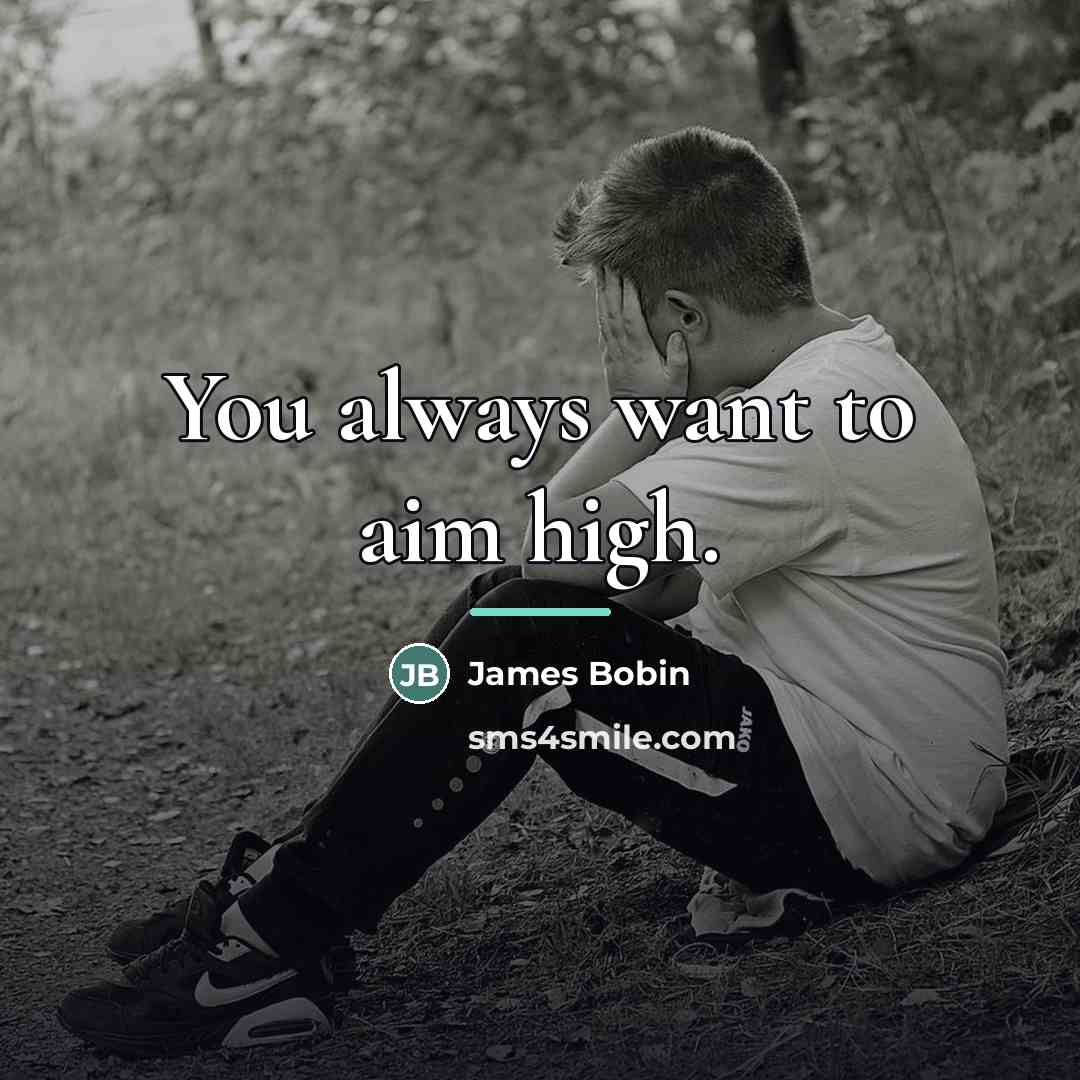 “You always want to aim high.…” quote by James Bobin