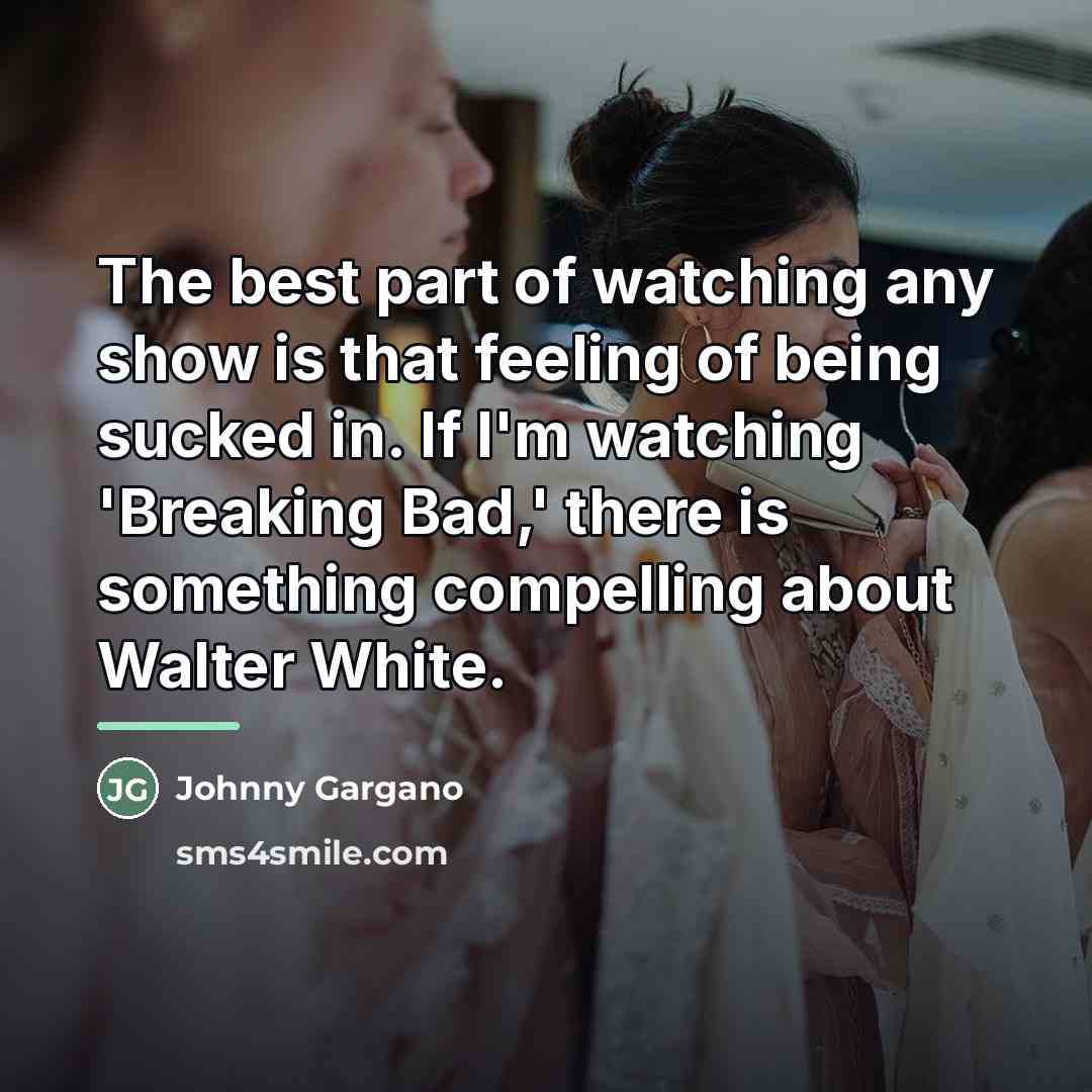 “The best part of watching any show is that feeling…” quote by Johnny Gargano