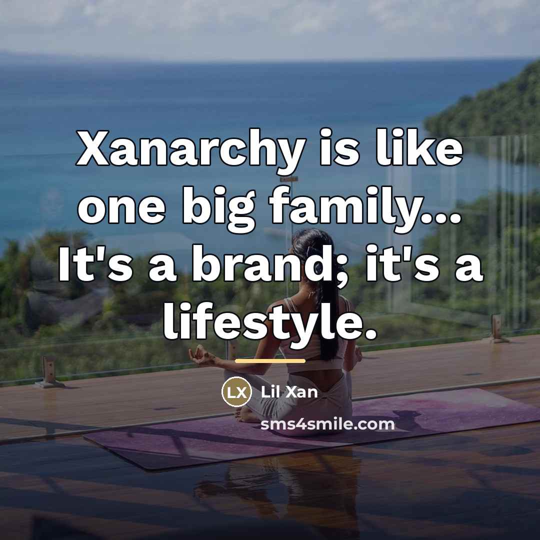 “Xanarchy is like one big family... It's a brand; it's…” quote by Lil Xan