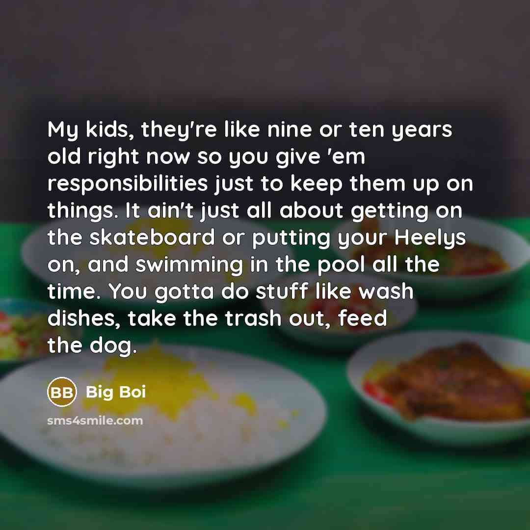 “My kids, they're like nine or ten years old right…” quote by Big Boi