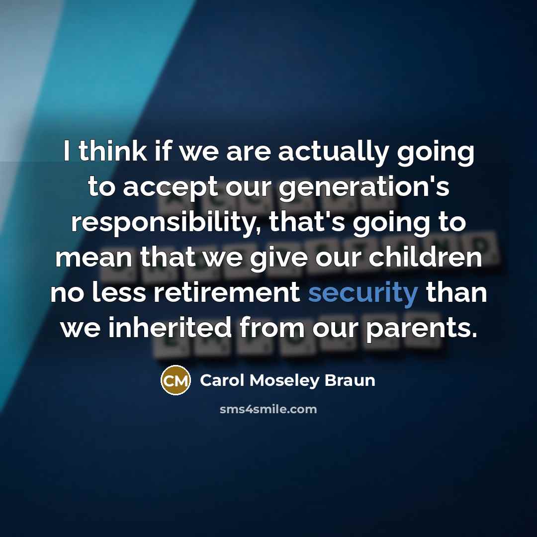 “I think if we are actually going to accept our…” quote by Carol Moseley Braun
