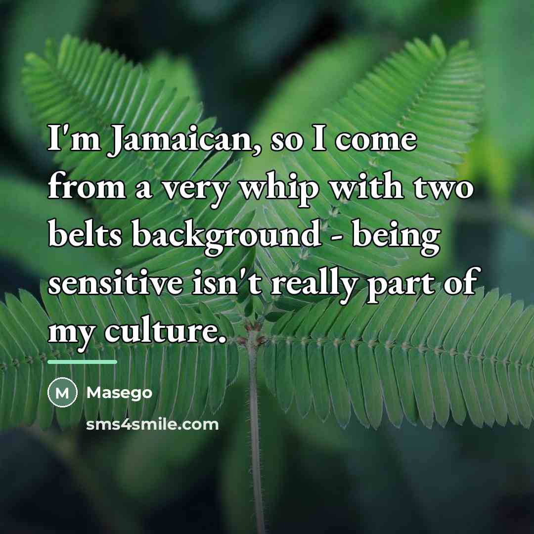 “I'm Jamaican, so I come from a very whip with…” quote by Masego