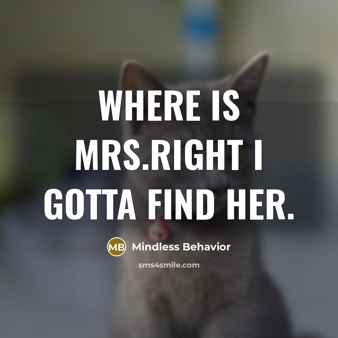 “Where is Mrs.Right I gotta find her.…” quote by Mindless Behavior