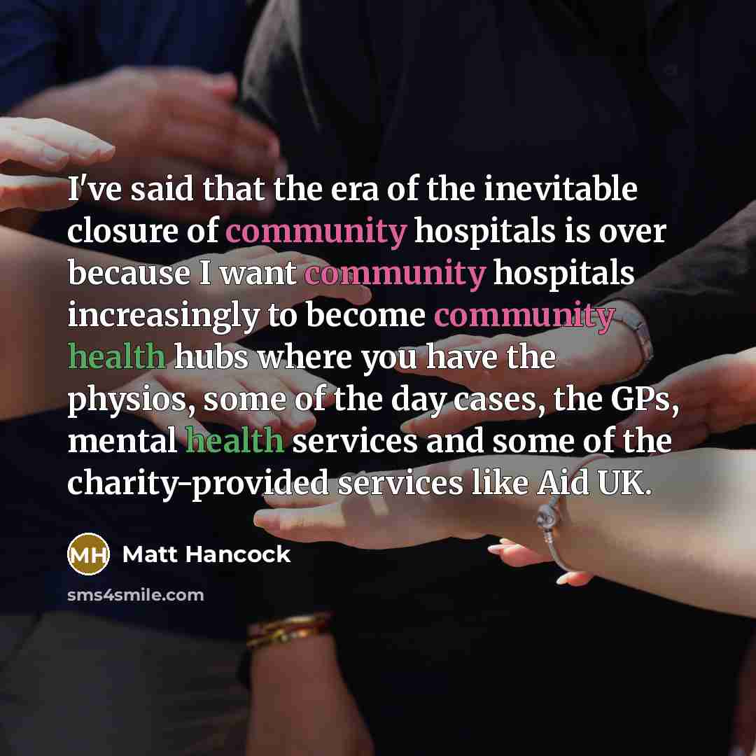 “I've said that the era of the inevitable closure of…” quote by Matt Hancock