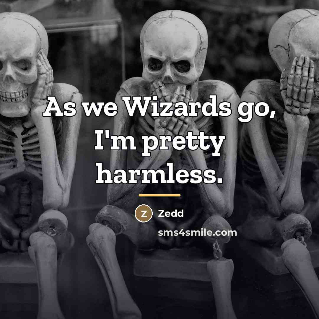 “As we Wizards go, I'm pretty harmless.…” quote by Zedd