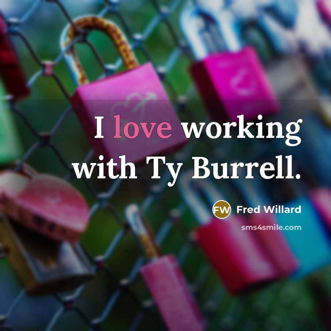 “I love working with Ty Burrell.…” quote by Fred Willard