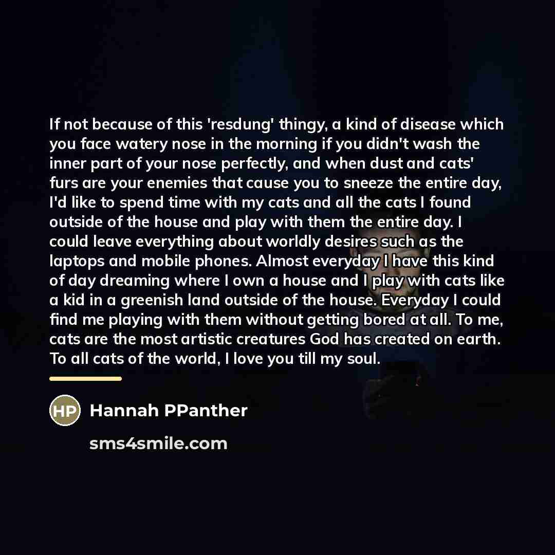 “If not because of this 'resdung' thingy, a kind of…” quote by Hannah PPanther