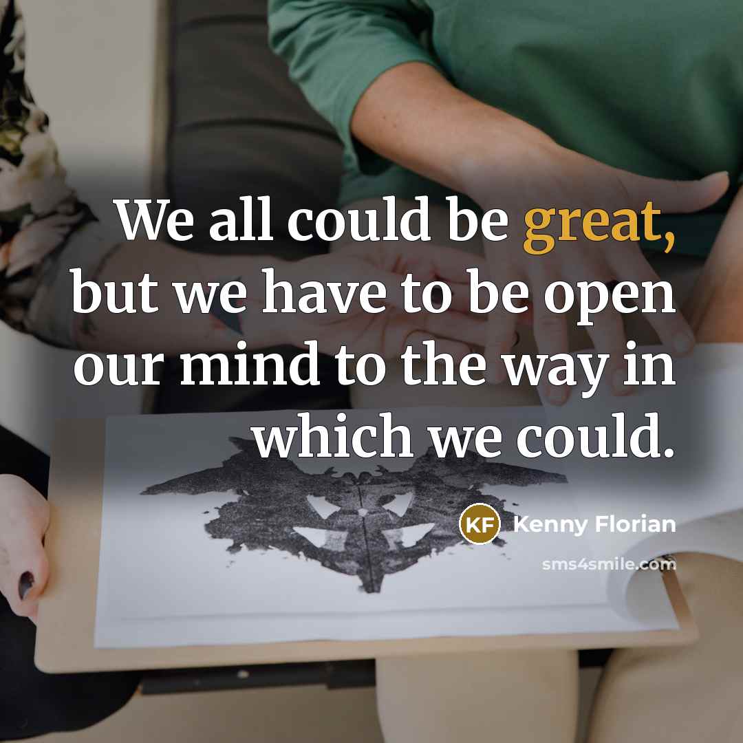 “We all could be great, but we have to be…” quote by Kenny Florian