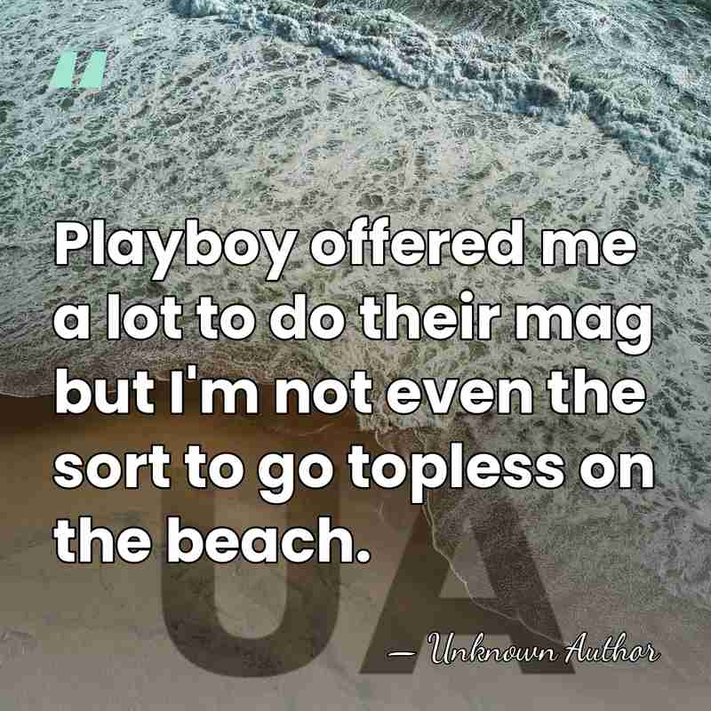 Playboy offered me a lot to do their mag but I'm not&hellip; - Jenni Falconer