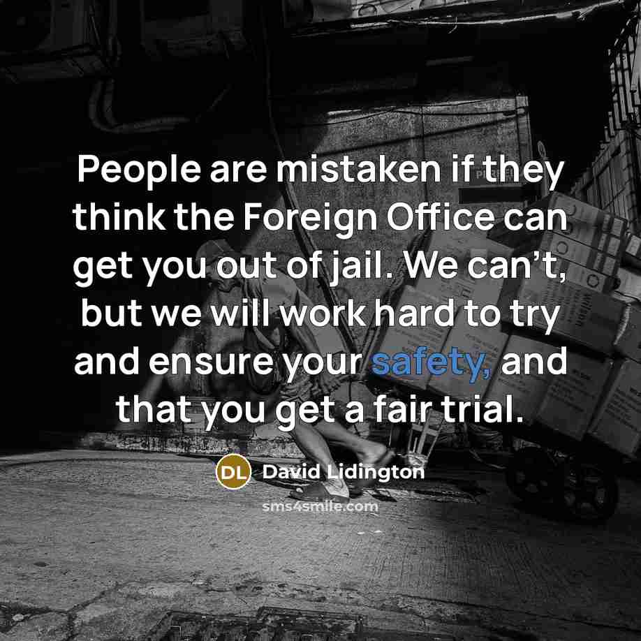“People are mistaken if they think the Foreign Office can…” quote by David Lidington