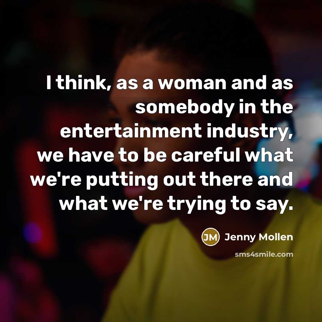 “I think, as a woman and as somebody in the…” quote by Jenny Mollen