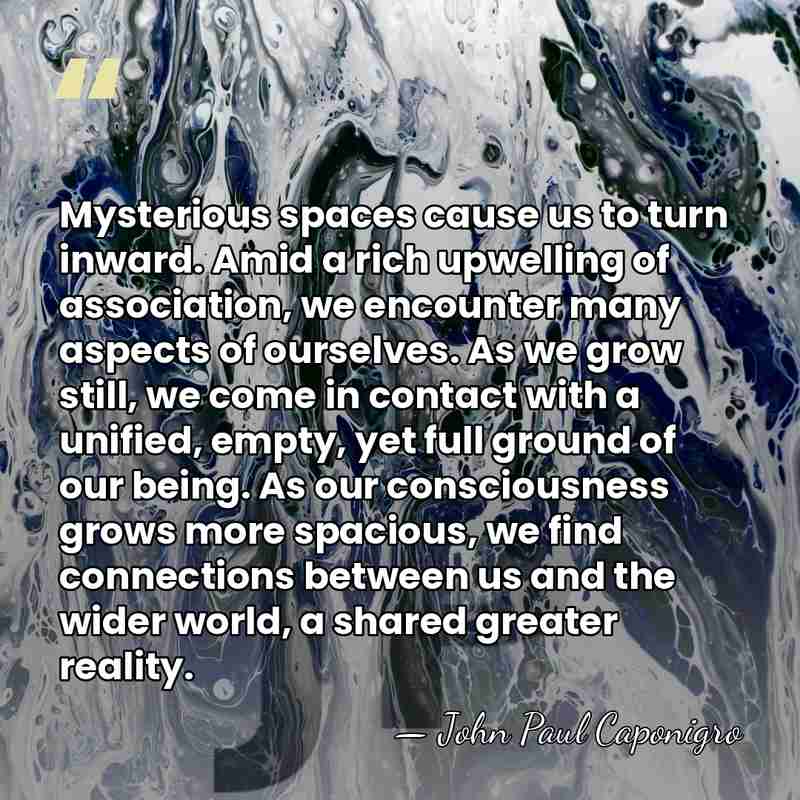 Mysterious spaces cause us to turn inward. Amid a rich upwelling of&hellip; - John Paul Caponigro