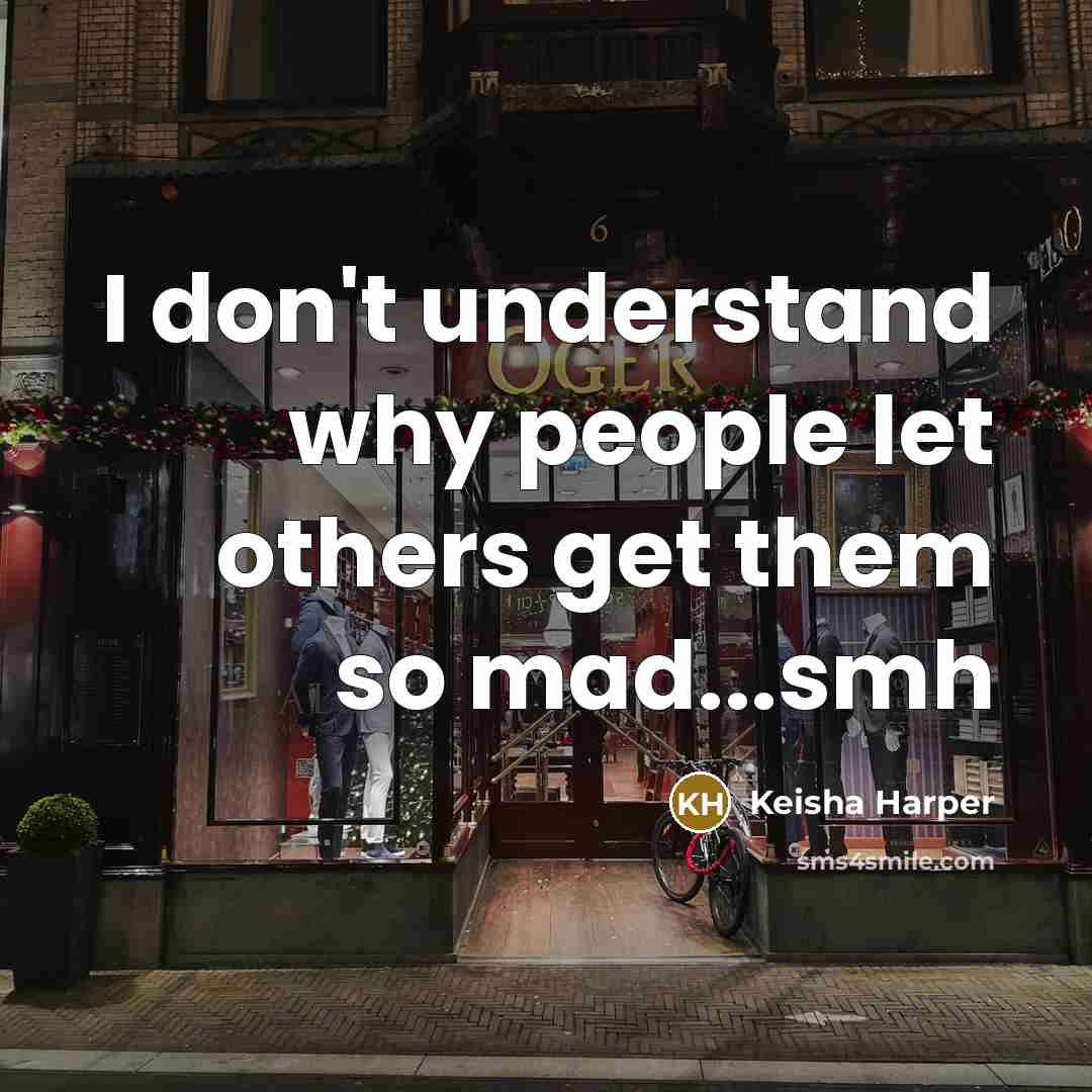 “I don't understand why people let others get them so…” quote by Keisha Harper