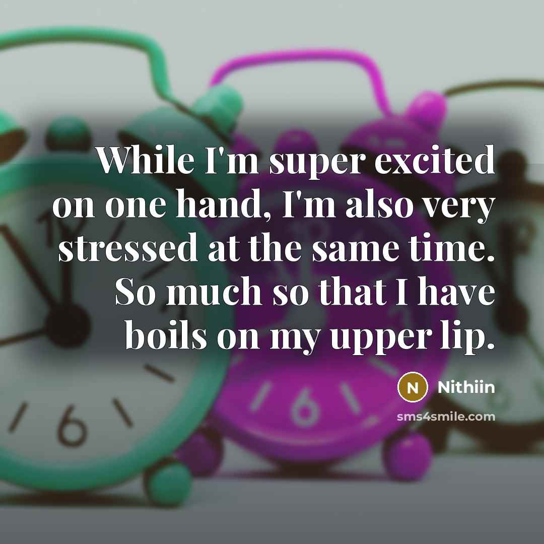 “While I'm super excited on one hand, I'm also very…” quote by Nithiin