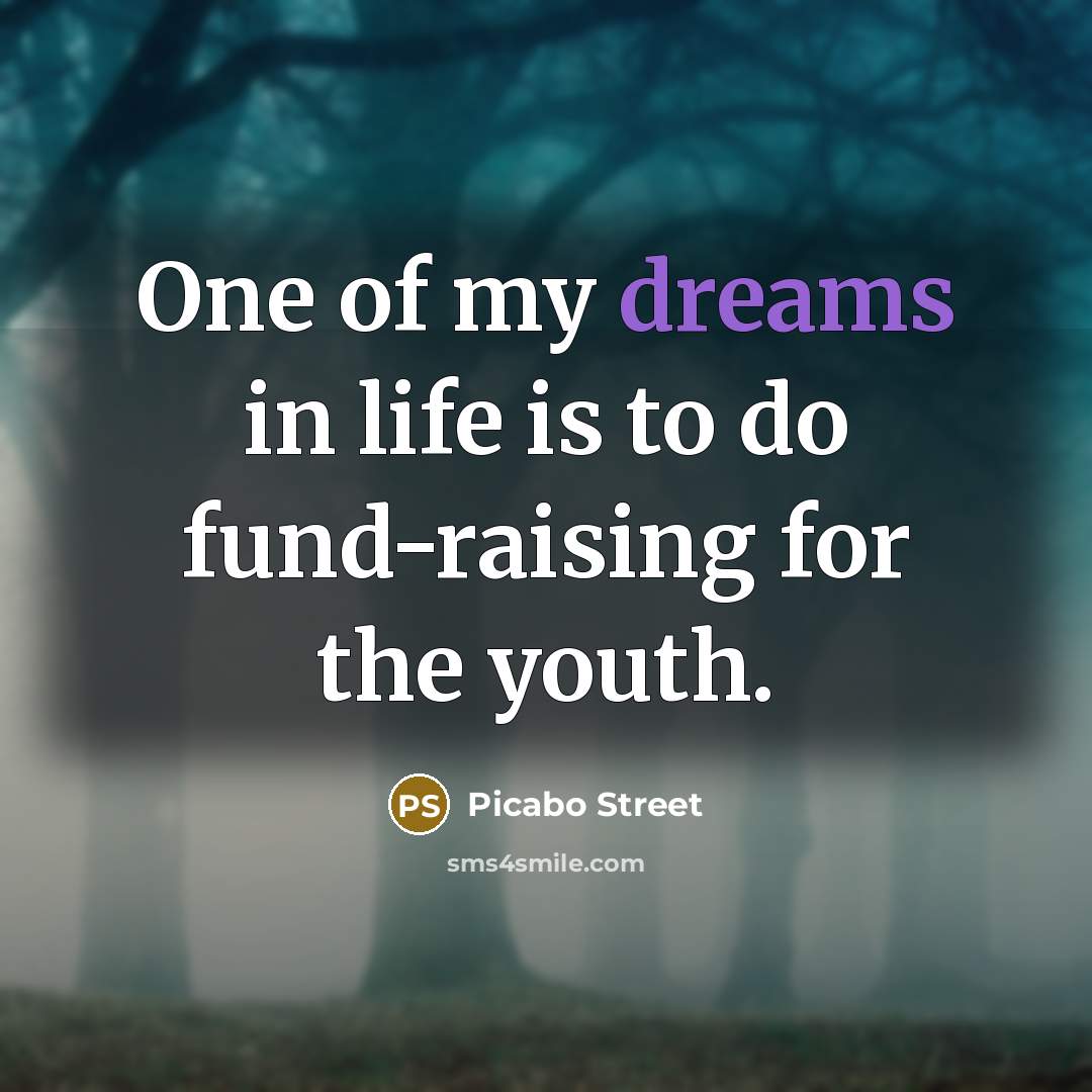 “One of my dreams in life is to do fund-raising…” quote by Picabo Street