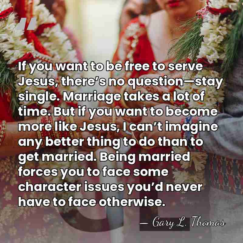 If you want to be free to serve Jesus, there’s no question—stay&hellip; - Gary L. Thomas