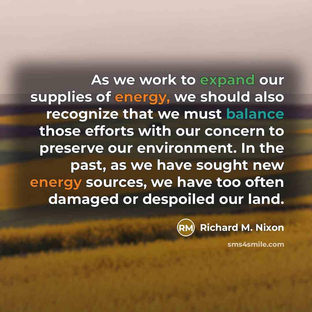 “As we work to expand our supplies of energy, we…” quote by Richard M. Nixon
