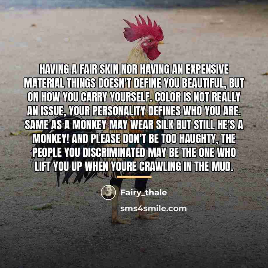 “Having a fair skin nor having an expensive material things…” quote by Fairy_thale