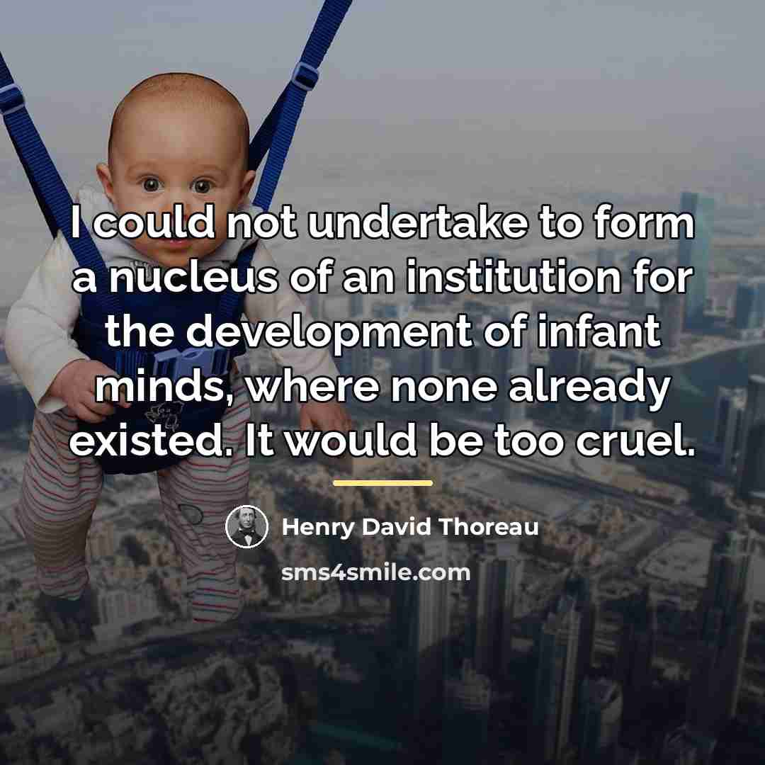 “I could not undertake to form a nucleus of an…” quote by Henry David Thoreau