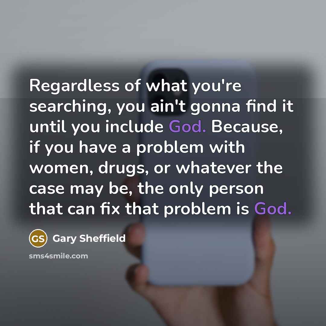 “Regardless of what you're searching, you ain't gonna find it…” quote by Gary Sheffield