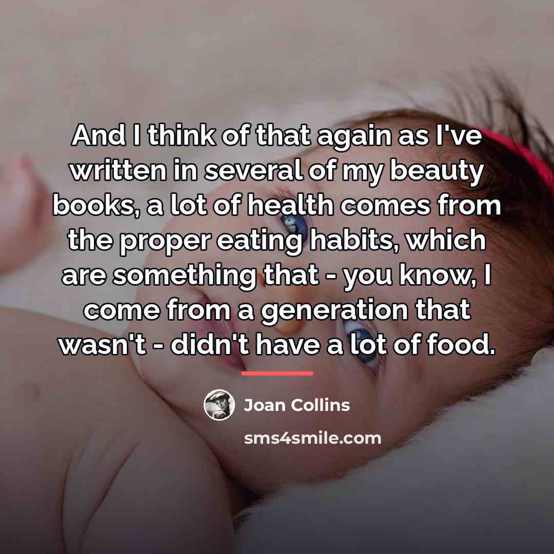 “And I think of that again as I've written in…” quote by Joan Collins
