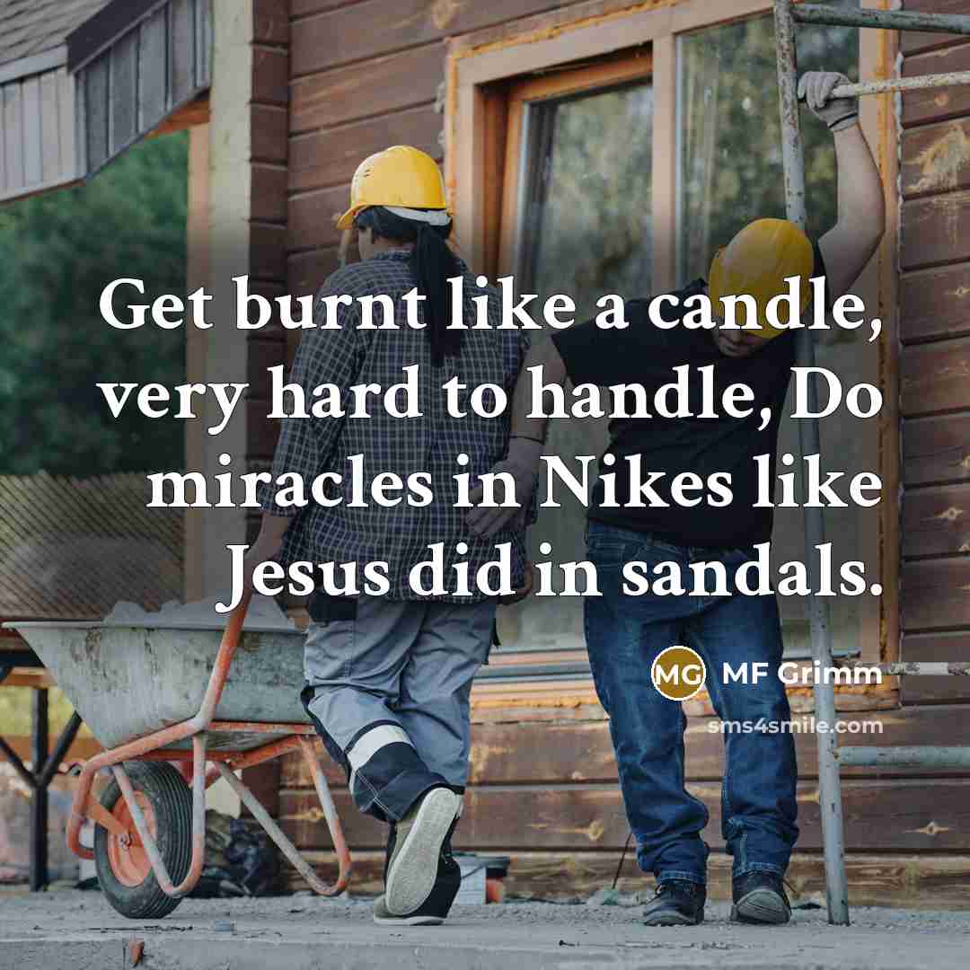 “Get burnt like a candle, very hard to handle, Do…” quote by MF Grimm
