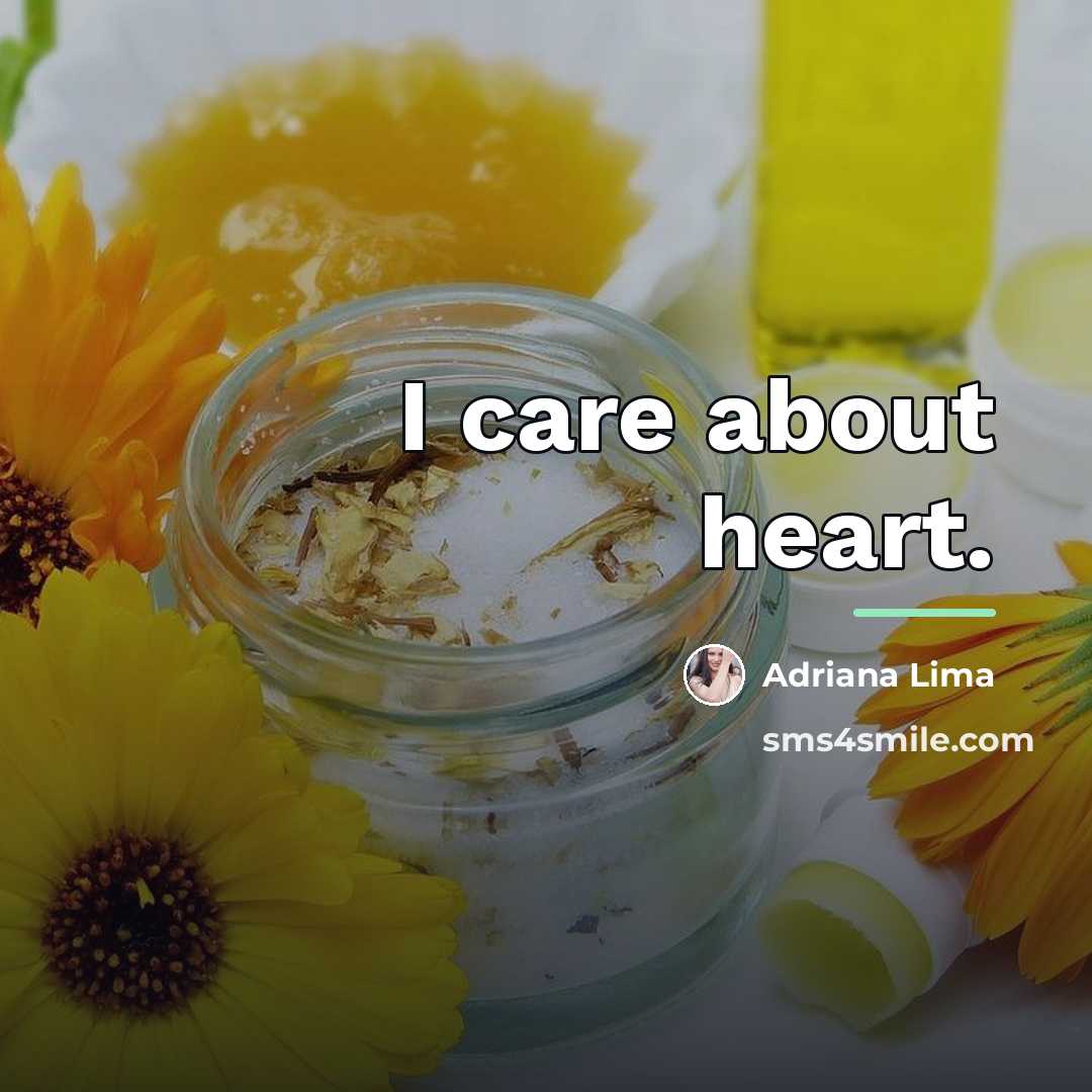 “I care about heart.…” quote by Adriana Lima