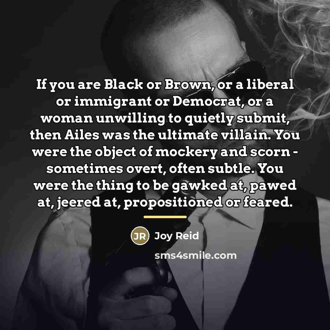 “If you are Black or Brown, or a liberal or…” quote by Joy Reid