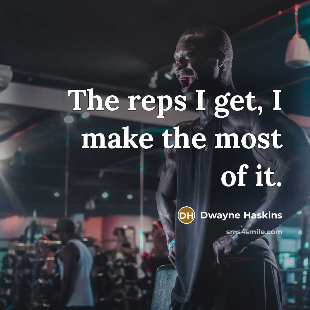 “The reps I get, I make the most of it.…” quote by Dwayne Haskins