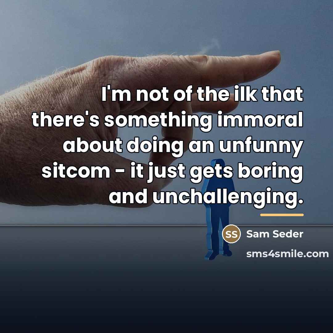 “I'm not of the ilk that there's something immoral about…” quote by Sam Seder