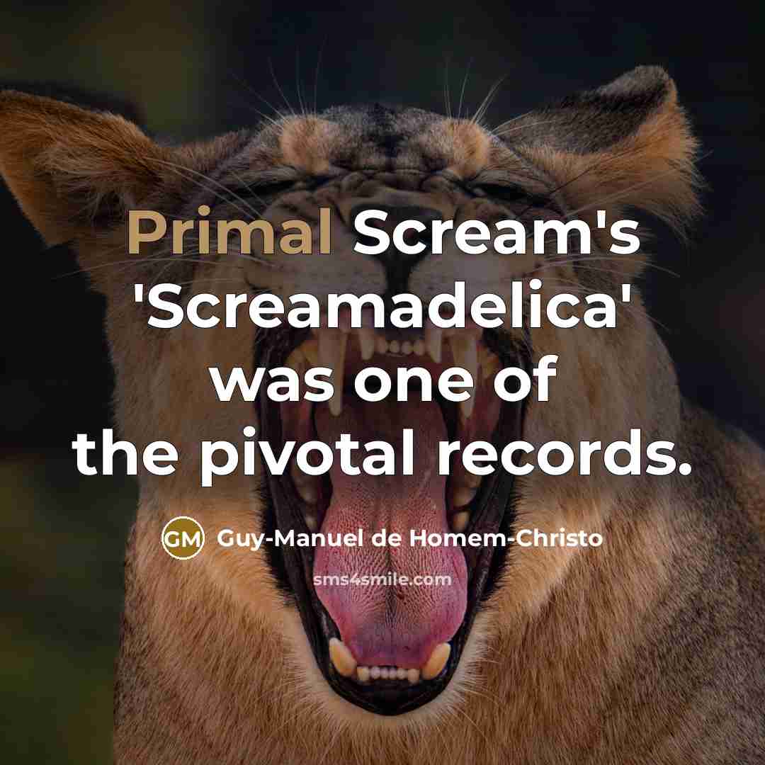 “Primal Scream's 'Screamadelica' was one of the pivotal records.…” quote by Guy-Manuel de Homem-Christo