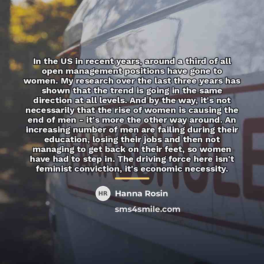 “In the US in recent years, around a third of…” quote by Hanna Rosin