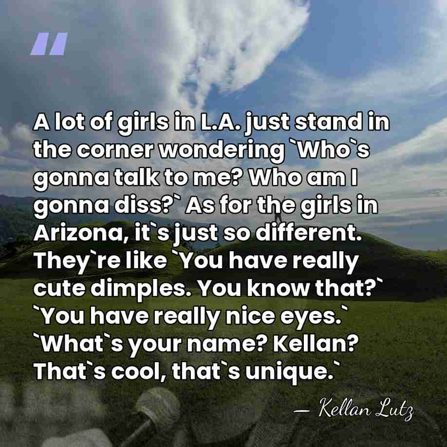A lot of girls in L.A. just stand in the corner wondering&hellip; - Kellan Lutz