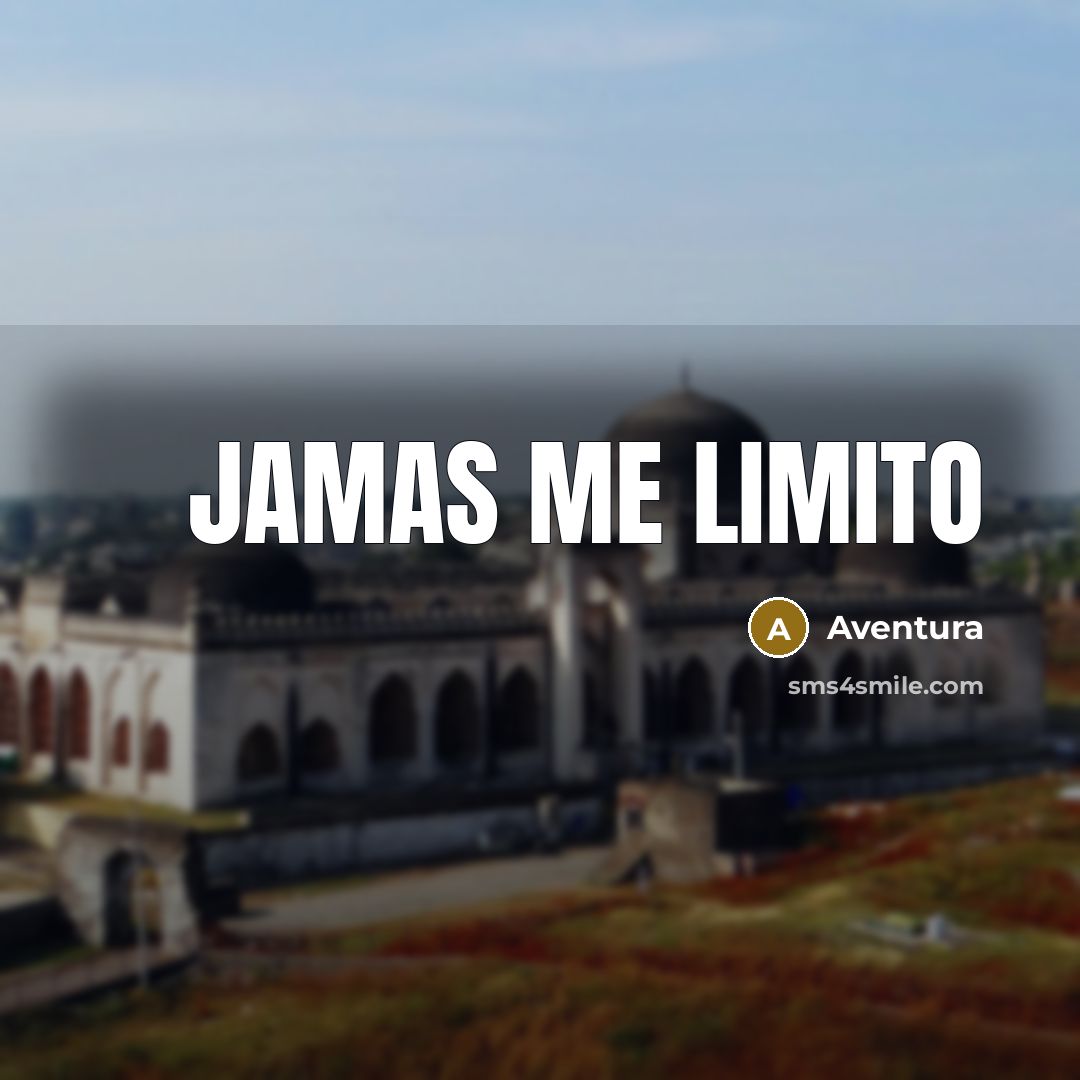 “Jamas me limito” quote by Aventura