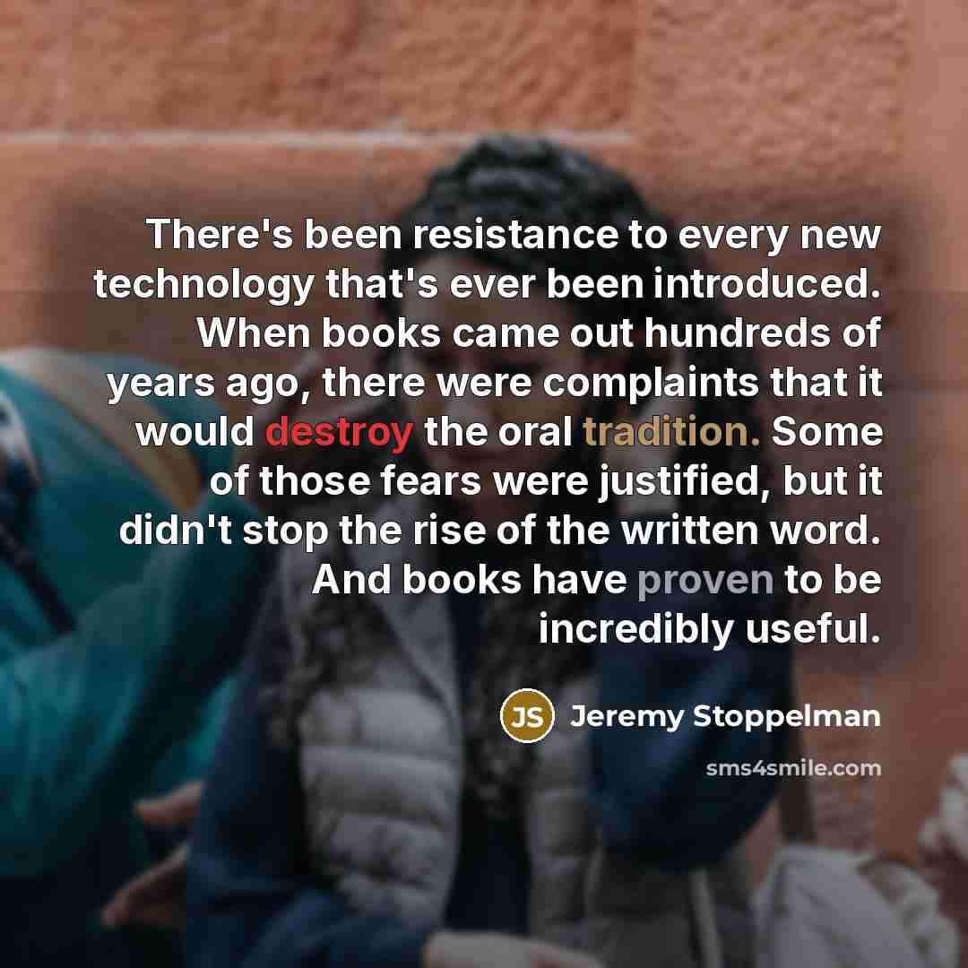 “There's been resistance to every new technology that's ever been…” quote by Jeremy Stoppelman